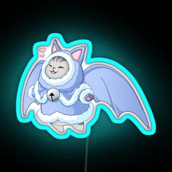 Weatherproof Gaelicat RGB Neon Sign