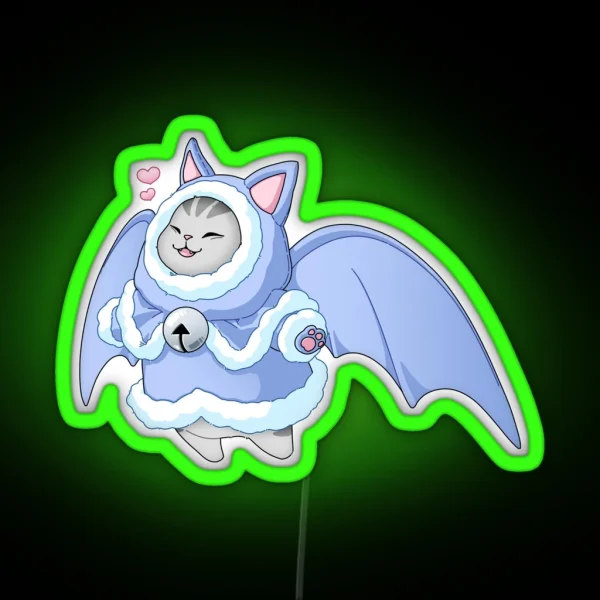 Weatherproof Gaelicat RGB Neon Sign