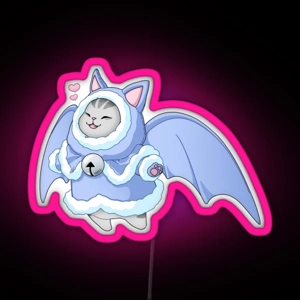 Weatherproof Gaelicat RGB Neon Sign