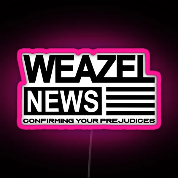 Weazel News RGB Neon Sign