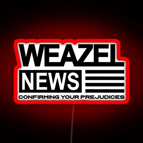 Weazel News RGB Neon Sign