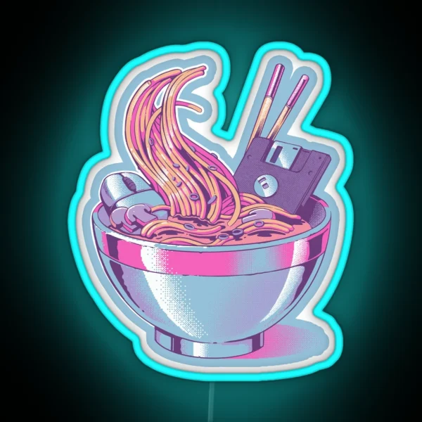 Web Ramen Led RGB Neon Sign