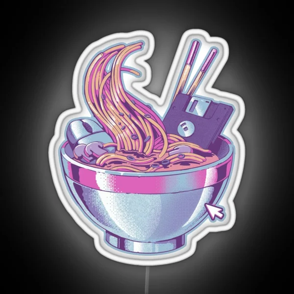 Web Ramen RGB Neon Sign