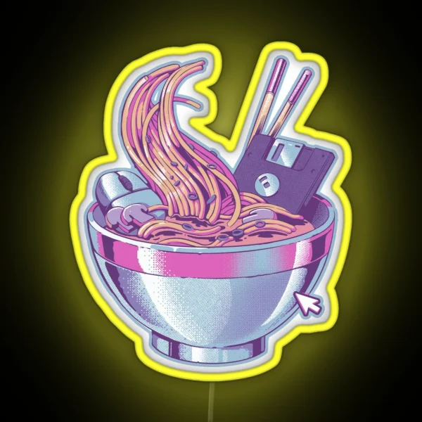 Web Ramen RGB Neon Sign
