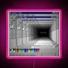 RGB Neon Sign Display Art Decorative LED Canvas Cybercore Design