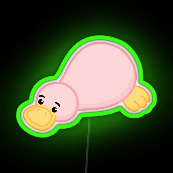 Webkinz Pink Googles RGB Neon Sign