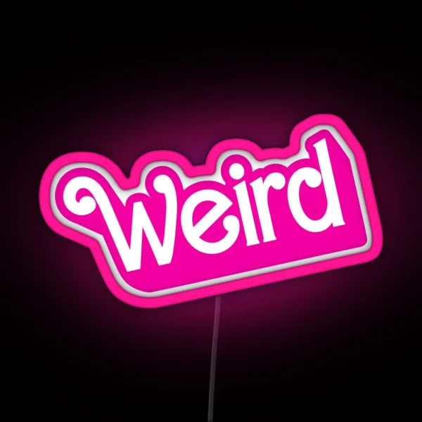 Weird Barbie RGB Neon Sign