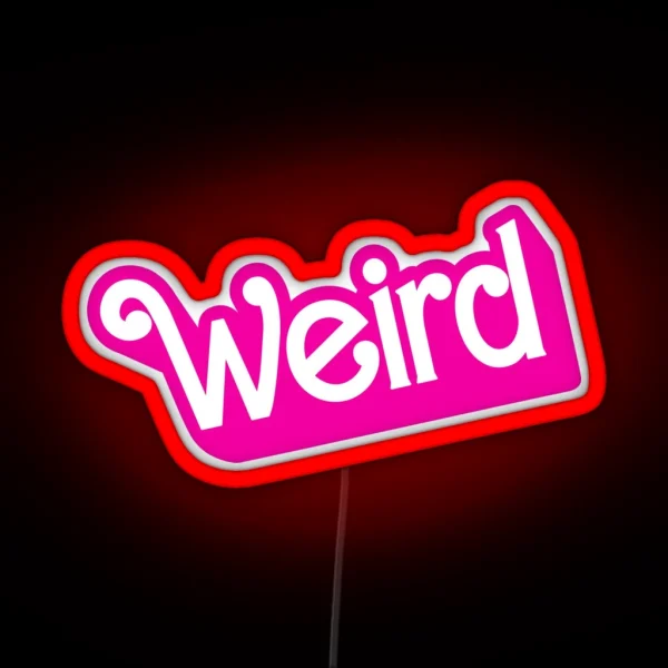 Weird Barbie RGB Neon Sign