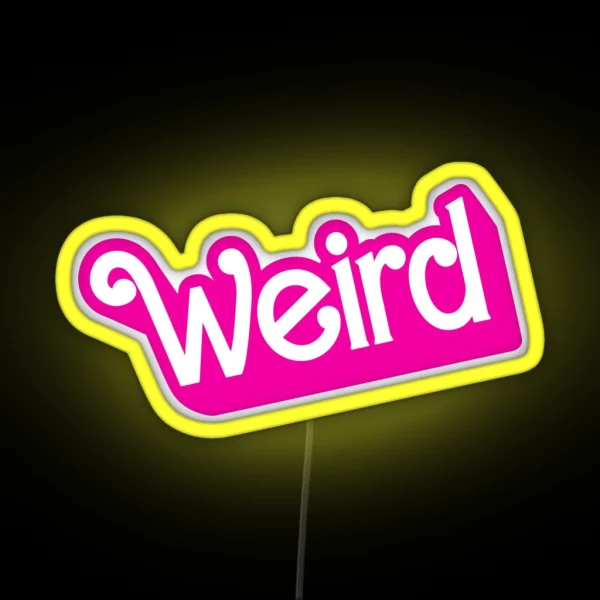 Weird Barbie RGB Neon Sign
