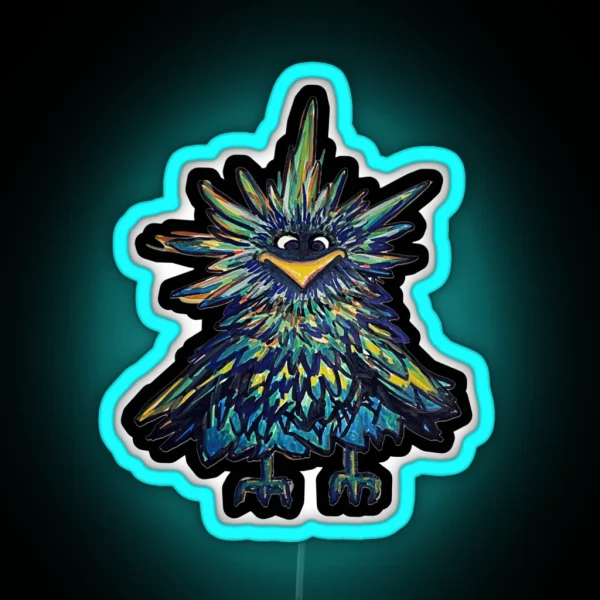 Weird Bird RGB Neon Sign