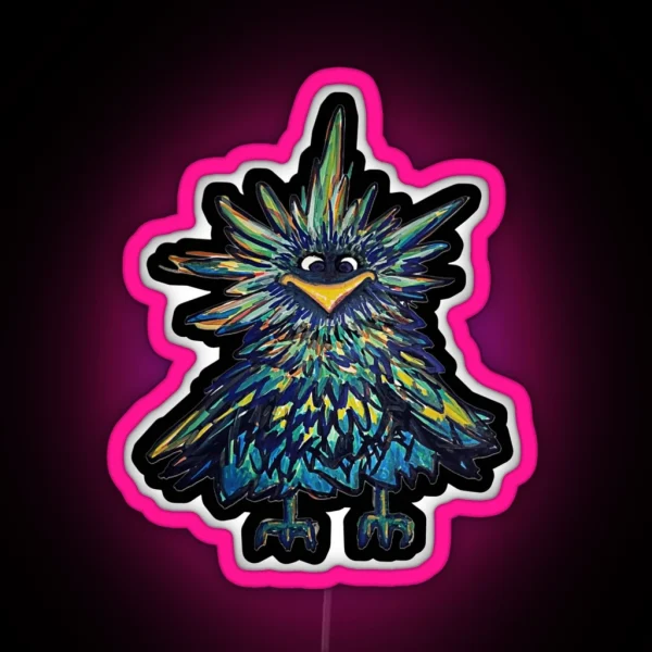 Weird Bird RGB Neon Sign