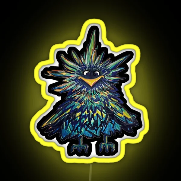 Weird Bird RGB Neon Sign