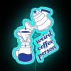 Neon pour over coffee brewer for the quirky coffee aficionado