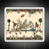 Whimsical medieval bestiary comes to life with colorful musical creatures.