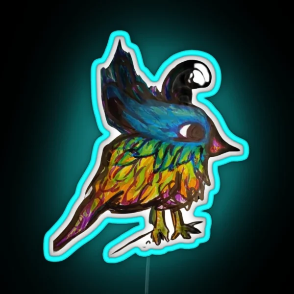Weirdbird RGB Neon Sign