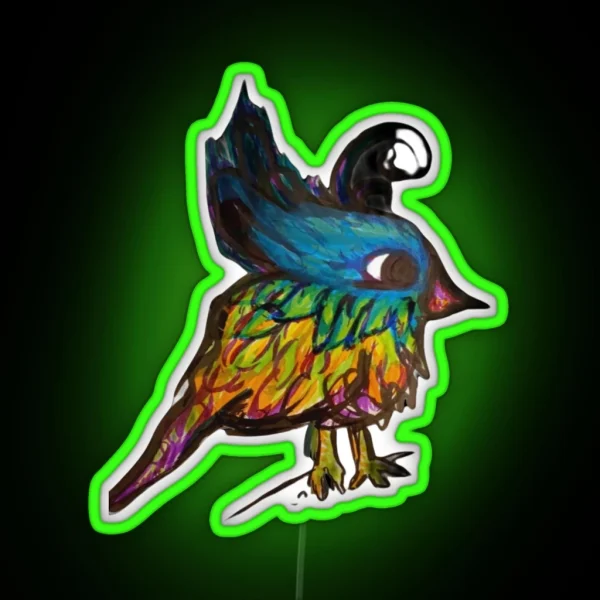 Weirdbird RGB Neon Sign