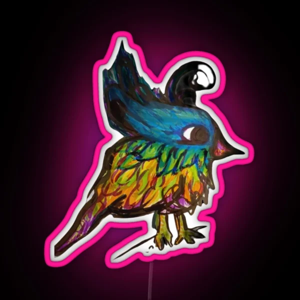 Weirdbird RGB Neon Sign