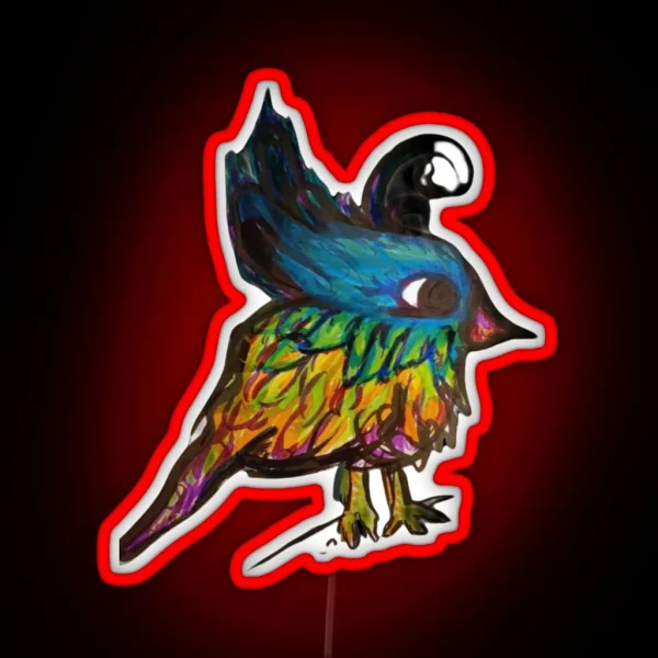 Weirdbird RGB Neon Sign
