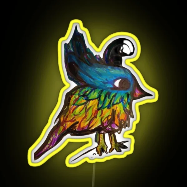 Weirdbird RGB Neon Sign