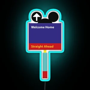 Welcome Home RGB Neon Sign