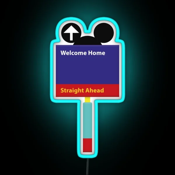 Welcome Home RGB Neon Sign
