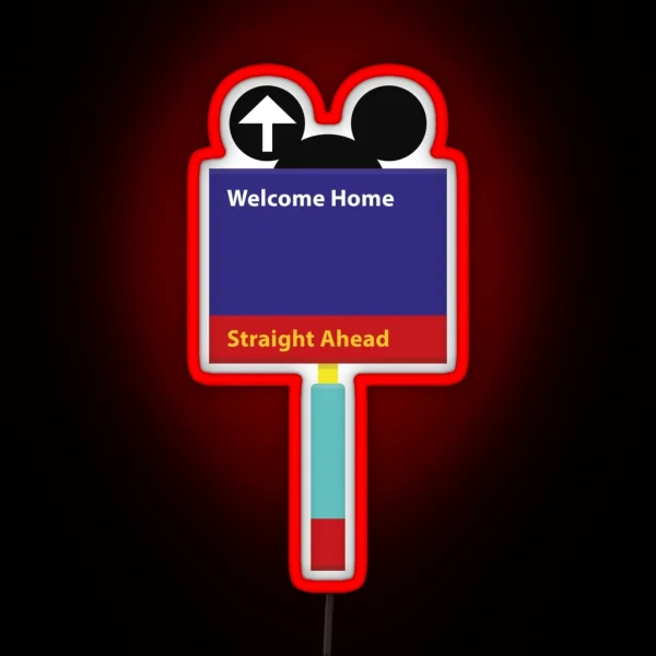 Welcome Home RGB Neon Sign