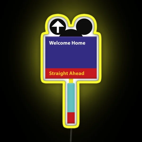 Welcome Home RGB Neon Sign