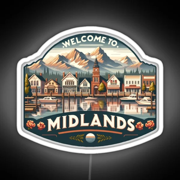 Welcome To Midlands RGB Neon Sign