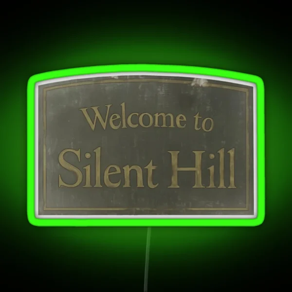 Welcome To Silent Hill RGB Neon Sign