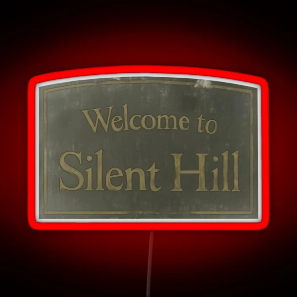 Welcome To Silent Hill RGB Neon Sign