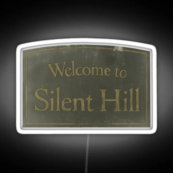 Welcome To Silent Hill RGB Neon Sign