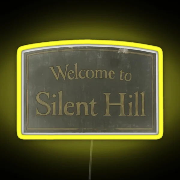 Welcome To Silent Hill RGB Neon Sign
