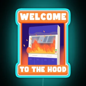 Welcome To The Hood RGB Neon Sign