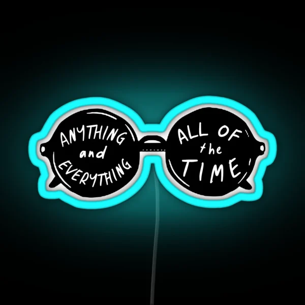Welcome To The Internet Inside Bo Burnham RGB Neon Sign
