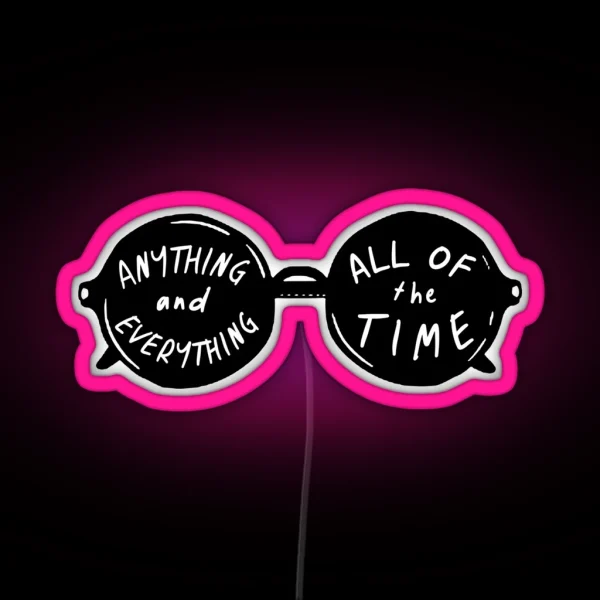 Welcome To The Internet Inside Bo Burnham RGB Neon Sign