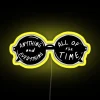 RGB Neon Art Sign Featuring Bo Burnham's Quirky Internet Meme
