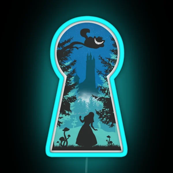 Welcome To Wonderland RGB Neon Sign