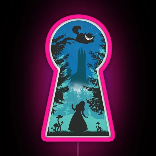 Welcome To Wonderland RGB Neon Sign
