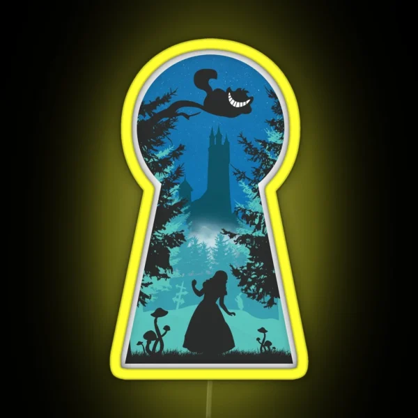 Welcome To Wonderland RGB Neon Sign