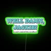 Vintage 1970s themed RGB neon sign for living room decor.