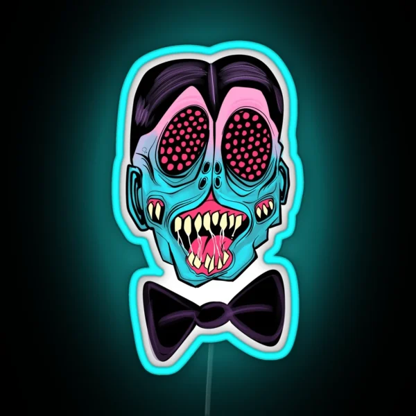 WELL DRESSED MUTANT FLY RGB Neon Sign
