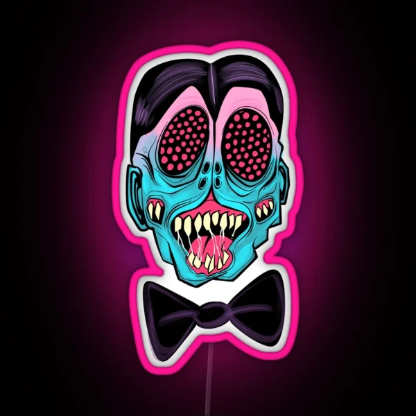 WELL DRESSED MUTANT FLY RGB Neon Sign