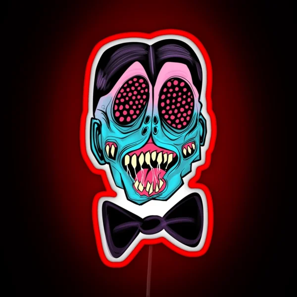 WELL DRESSED MUTANT FLY RGB Neon Sign