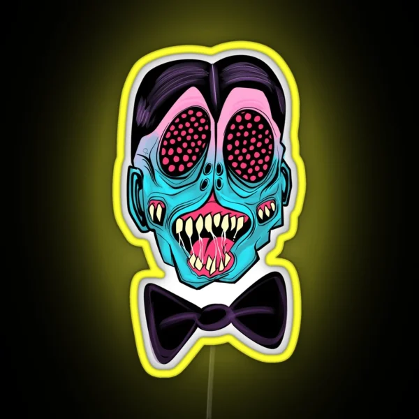 WELL DRESSED MUTANT FLY RGB Neon Sign