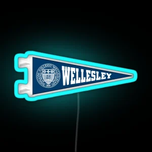 Wellesley Pennant RGB Neon Sign