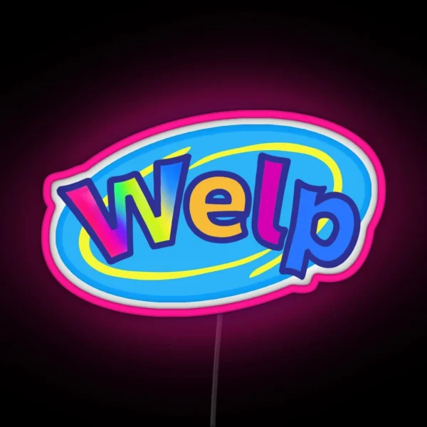 Welp Webkinz RGB Neon Sign