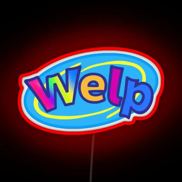 Welp Webkinz RGB Neon Sign