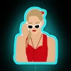 Vintage-inspired Neon Sign with RGB Lighting, Wendy Peffercorn Design