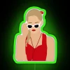 Vintage-inspired Wendy Peffercorn RGB Neon Sign for Beachy Home Decor