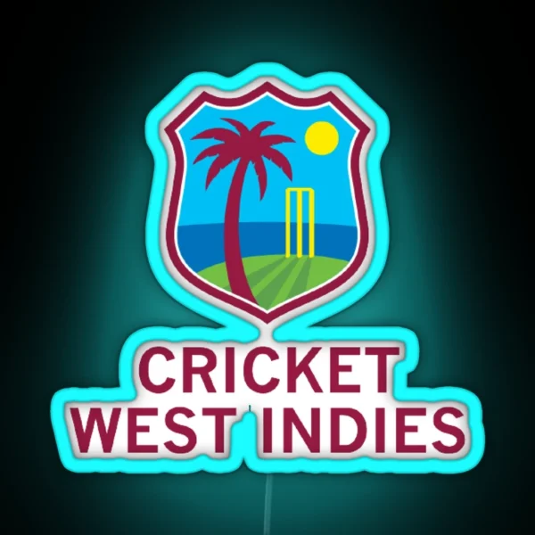 West Indies Cricket RGB Neon Sign